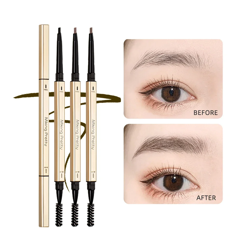 Eyebrow Pomade Pencil - Double Head Eyebrow Pencil Long Lasting