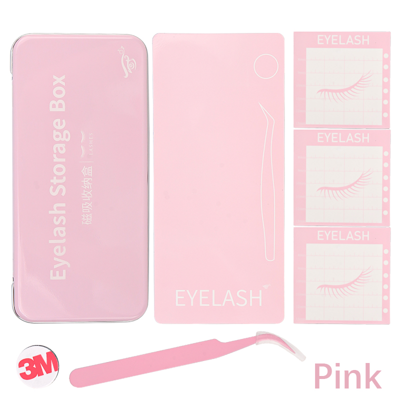Beauty Makeup Box Set - Magnetic Eyelash Extension Storage Box Professional