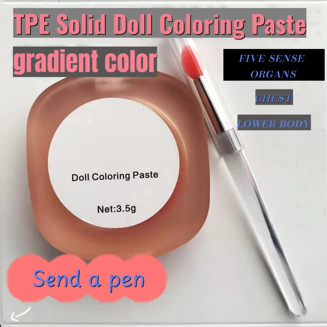 Beauty Real Makeup - TPE Silicone Doll Coloring Cream Silicone