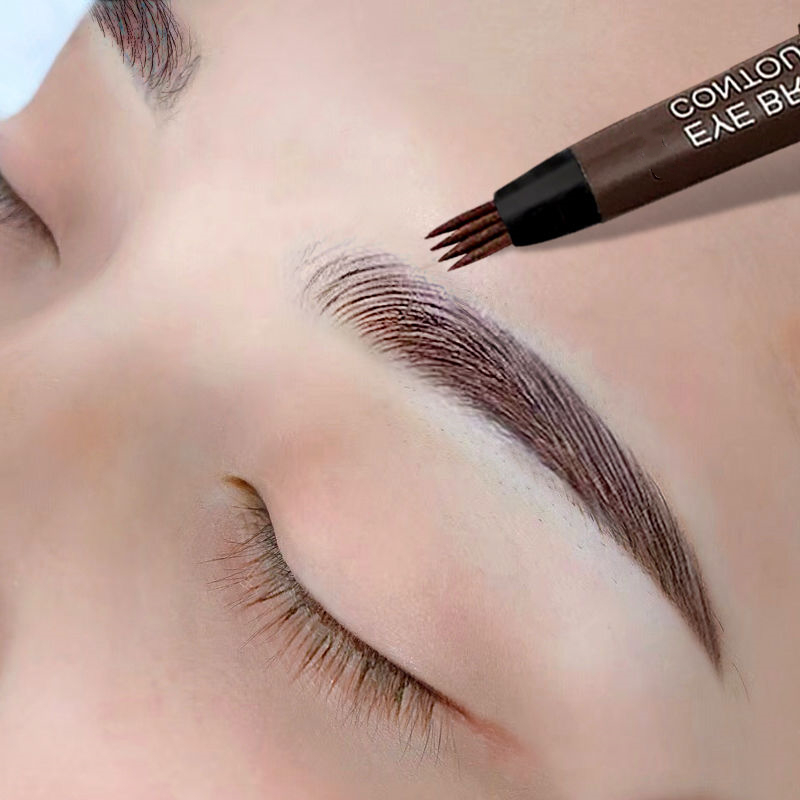 Eyebrow Pomade Pencil - Eyebrows Pen Eyebrow Tattoo Waterproof Liquid