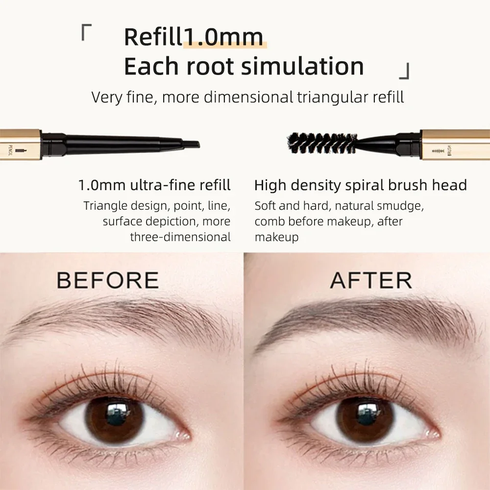Double Head Eyebrow Pencil Lon - Eyebrow Pomade Pencil recension och pris