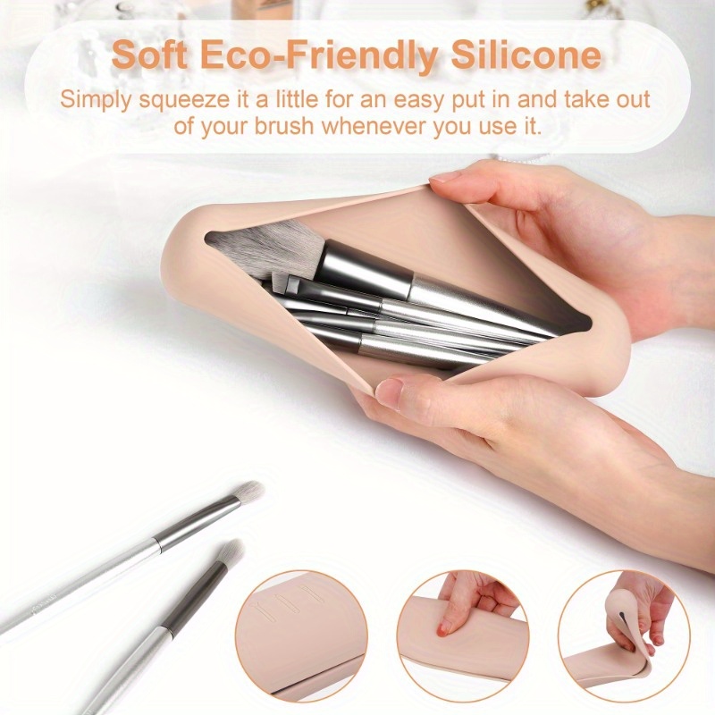 Travel Makeup Brush Holder,Sil - Makeup Beauty Ro recension och pris