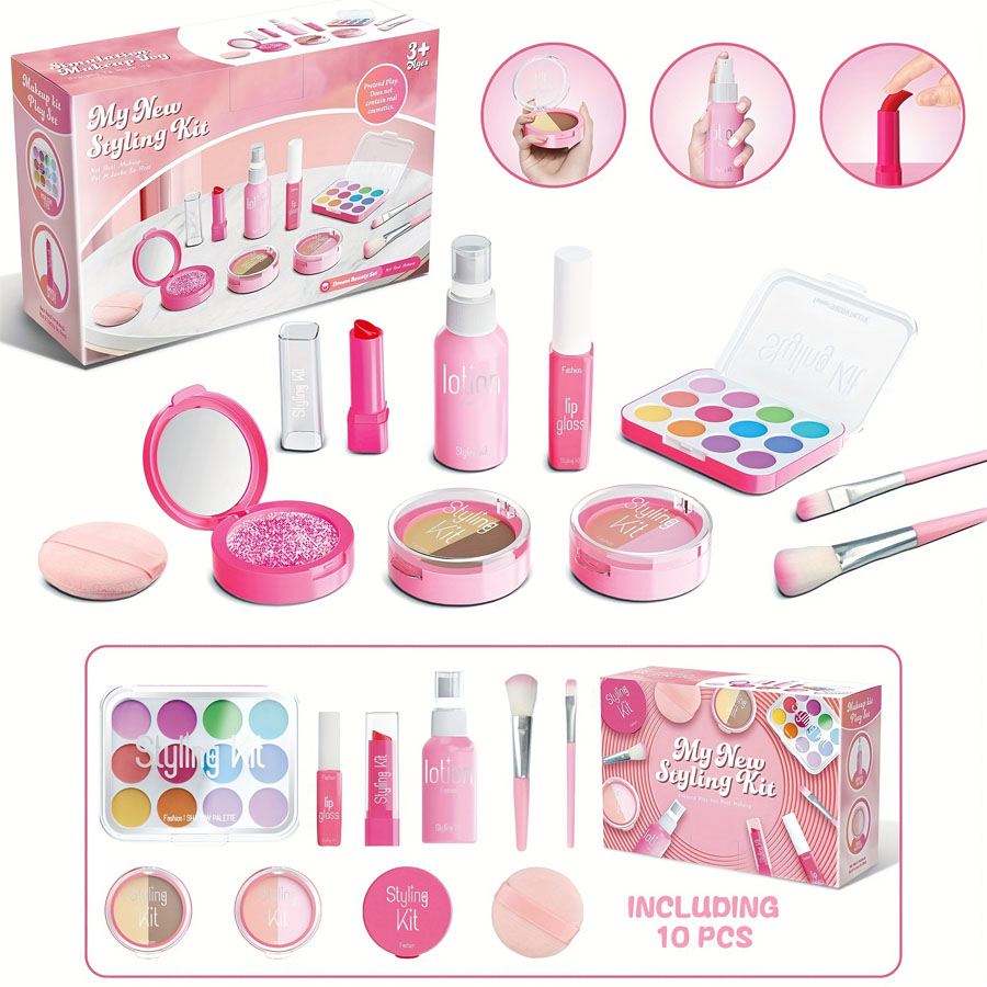 Children's Makeup Toy Set Simu - Beauty Makeup Box Set recension och pris