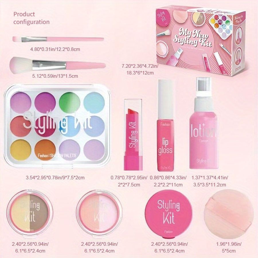 Children's Makeup Toy Set Simu - Beauty Makeup Box Set recension och pris