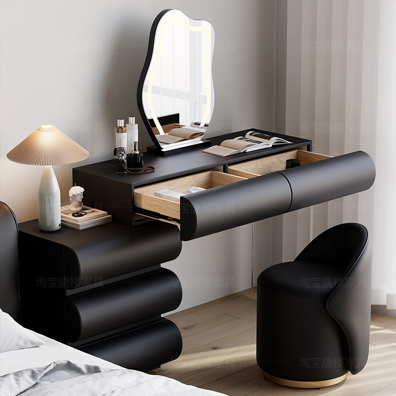 Modern Wood Vanity Table Vinta - Makeup Beauty Lounge recension och pris