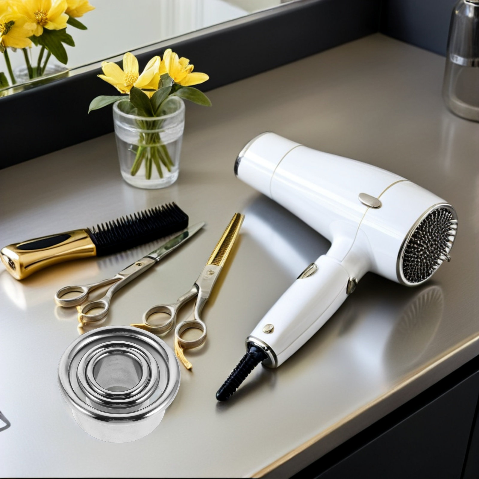 6 Pcs Hair Blower Holder Dryer - Hair Straightener recension och pris