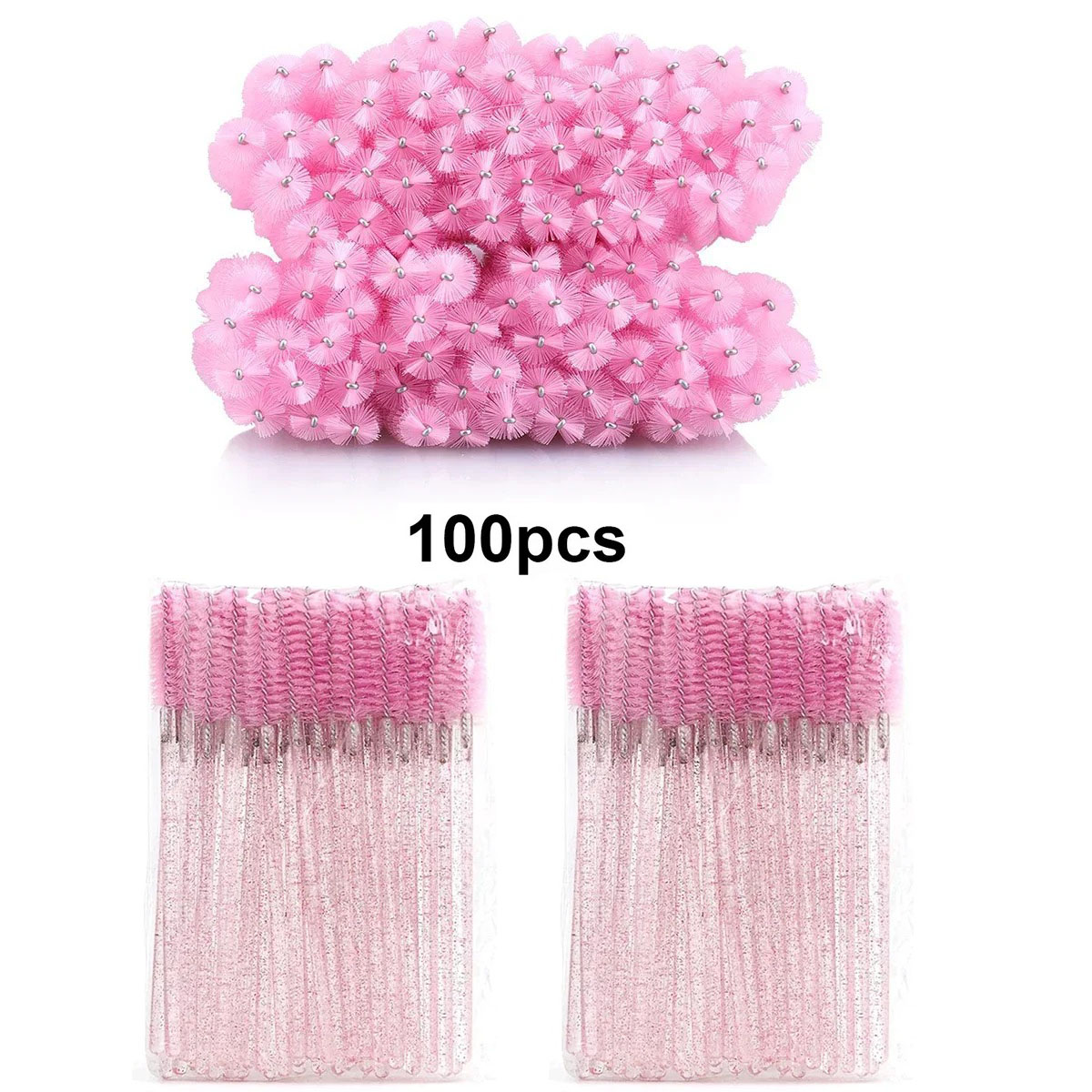 100pcs Disposable Eyelash Brus - Beauty Makeup Brands recension och pris