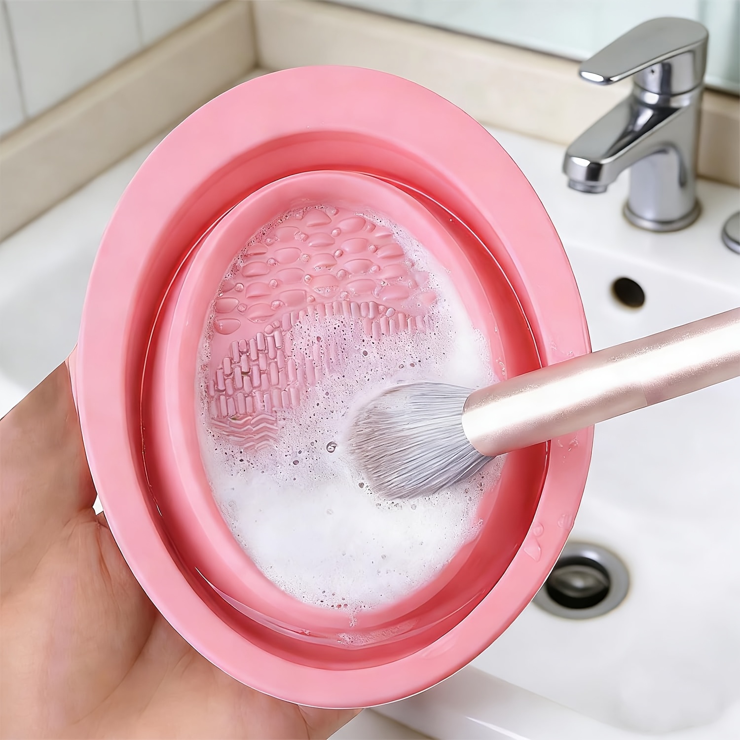 Foldable Silicone Makeup Brush - Beauty Makeup Brands recension och pris