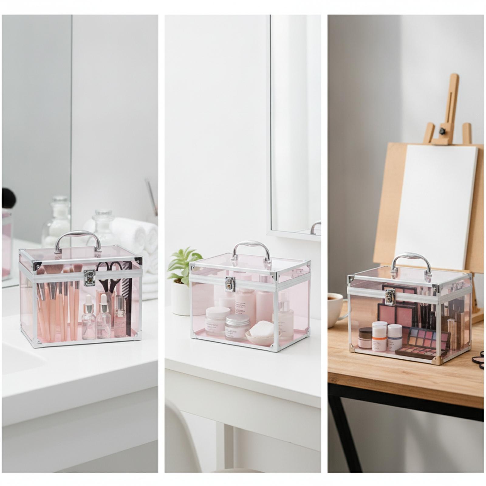 Portable Acrylic Makeup Case T - Beauty Makeup Artist recension och pris