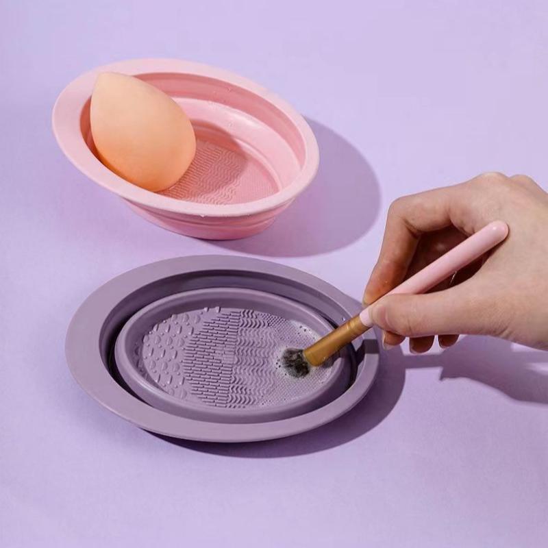Cleaner Folding Powder Soft Si - Beauty Makeup Brushes recension och pris