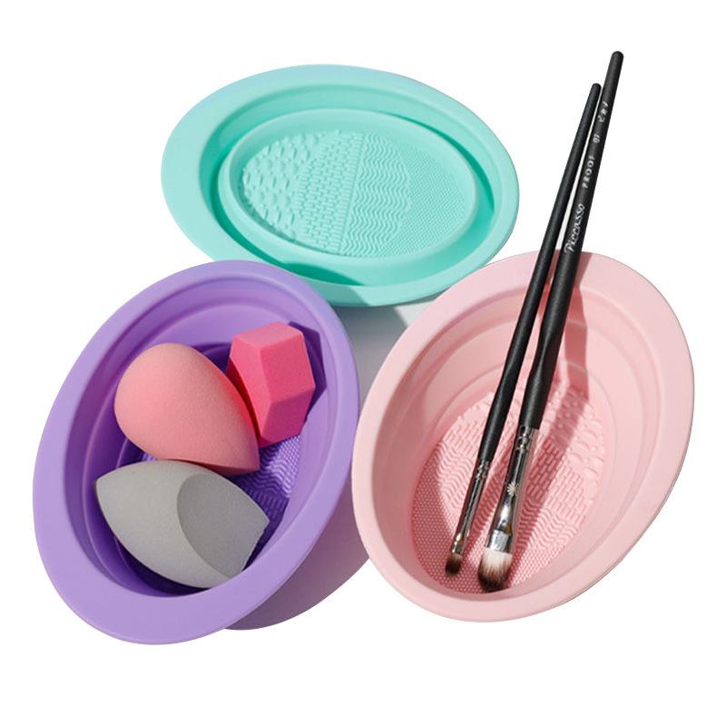 Cleaner Folding Powder Soft Si - Beauty Makeup Brushes recension och pris