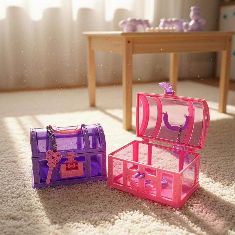 Cute Plastic Lockable Treasure - Beauty Makeup Box Set recension och pris