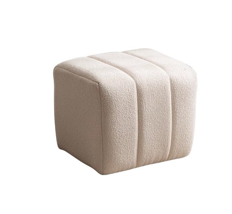 Grey Hallway Foot Stool Puffs  - Makeup Beauty Lounge recension och pris
