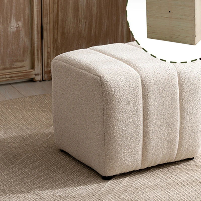 Grey Hallway Foot Stool Puffs  - Makeup Beauty Lounge recension och pris