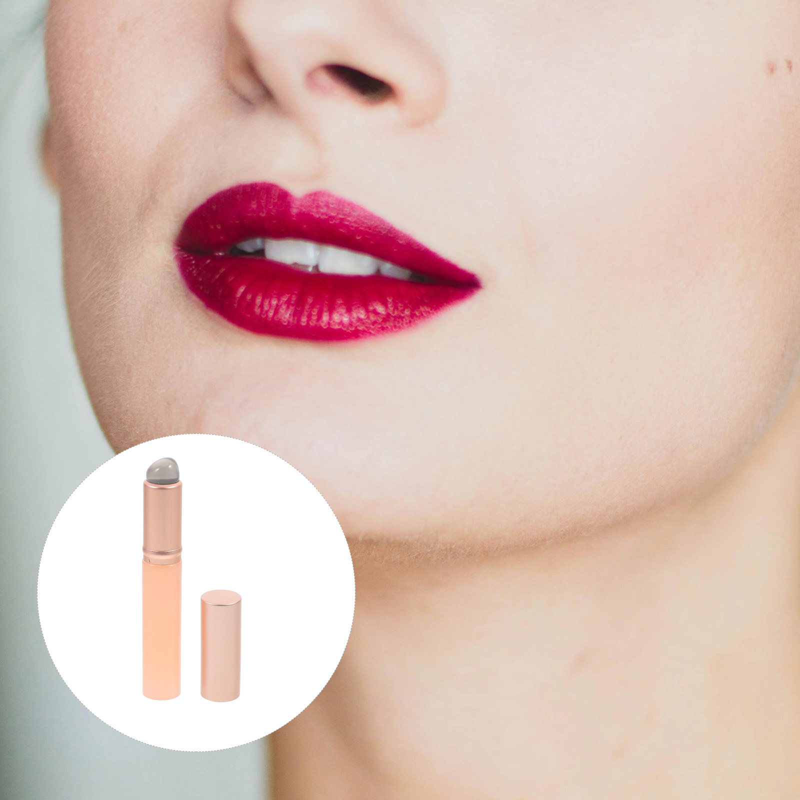 2Pcs Silicone Lip Applicator S - Beauty Makeup Brushes recension och pris