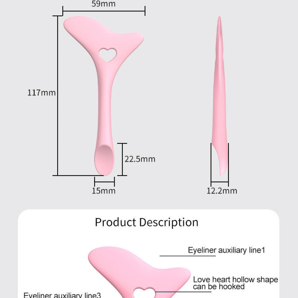 Professional Silicone Eye Make - Beauty Makeup Drawing recension och pris