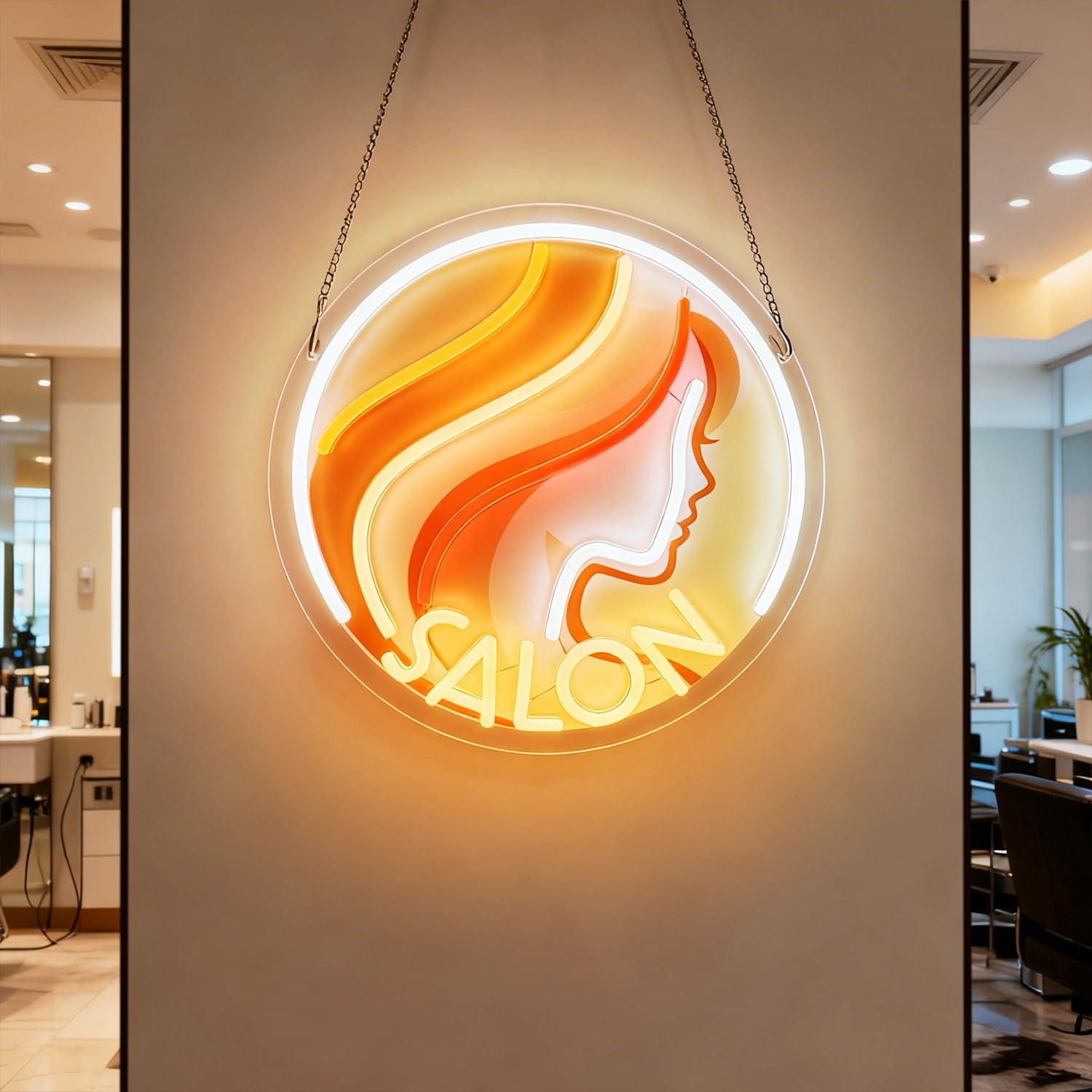 Lady Profile Salon Neon Sign U - Makeup Beauty Lounge recension och pris