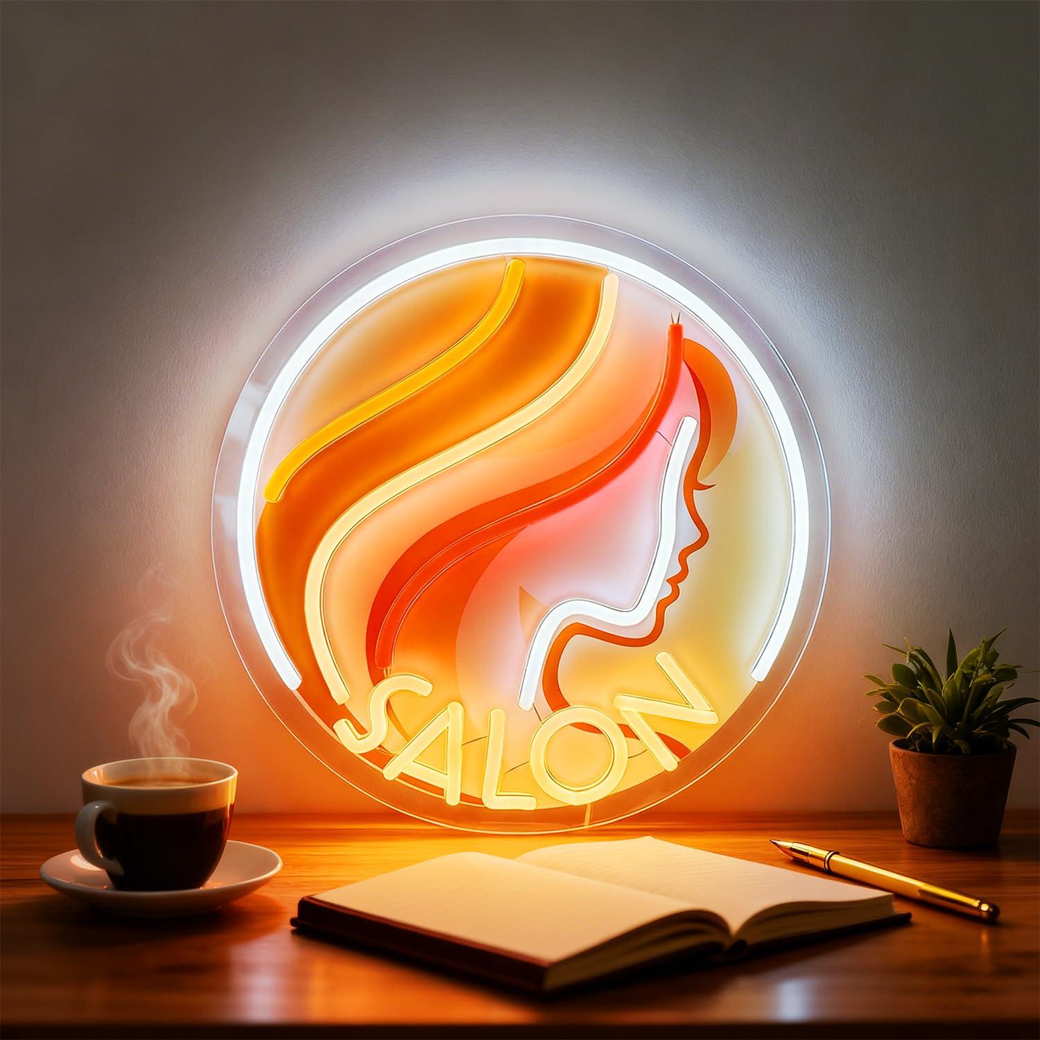 Lady Profile Salon Neon Sign U - Makeup Beauty Lounge recension och pris