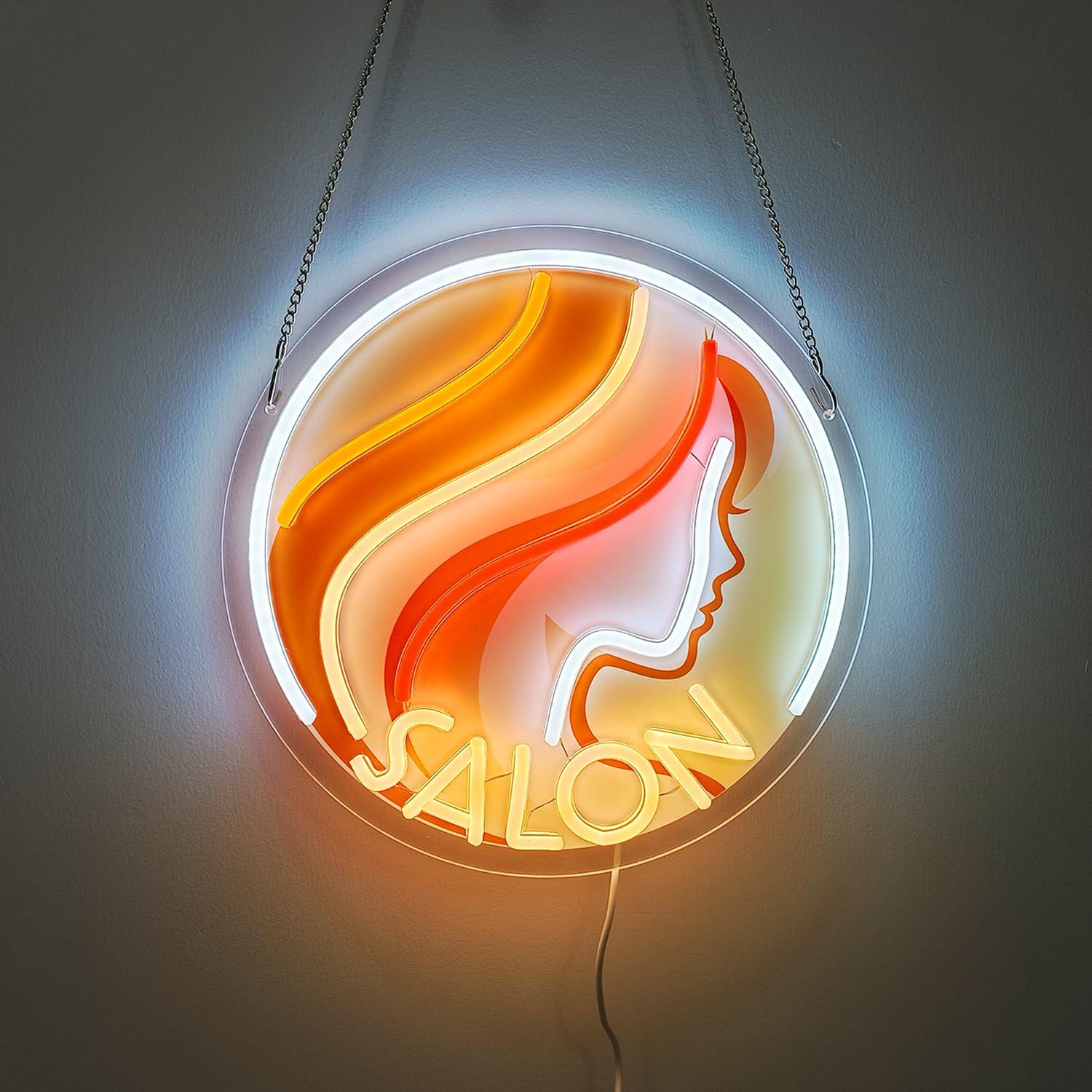 Lady Profile Salon Neon Sign U - Makeup Beauty Lounge recension och pris