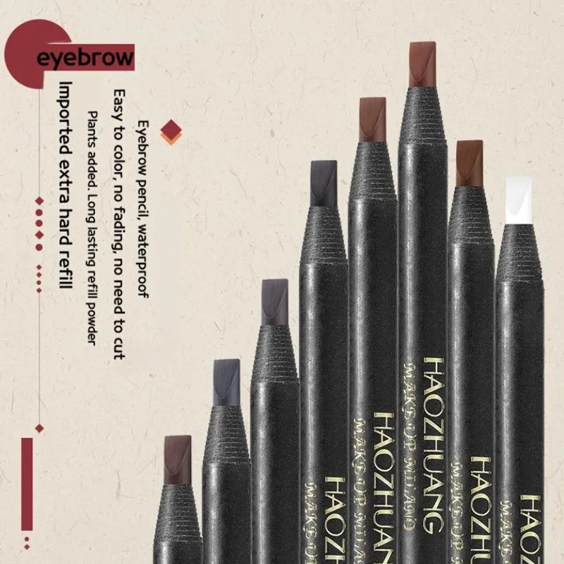 5PCS Haozhuang Eyebrow Pencil  - Eyebrow Pomade Pencil recension och pris